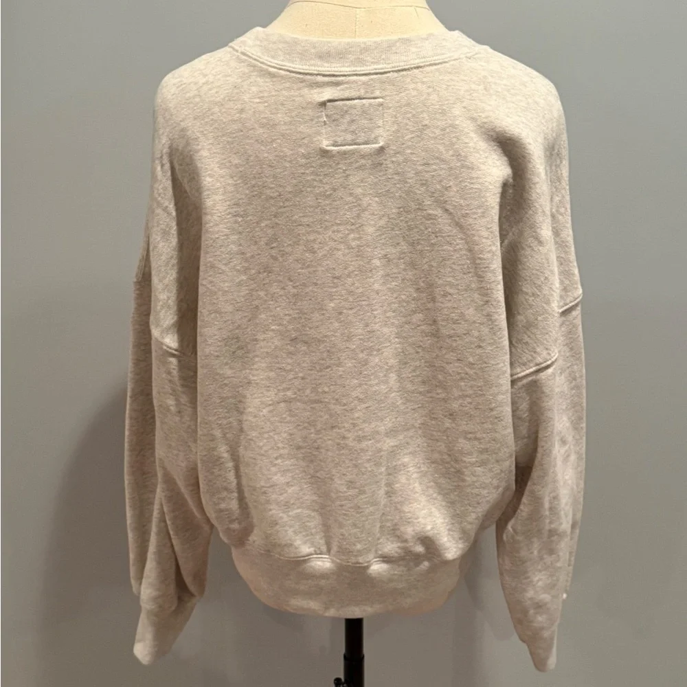 Abercrombie & Fitch Beige New York Crest Sweatshirt - Picture 3 of 4